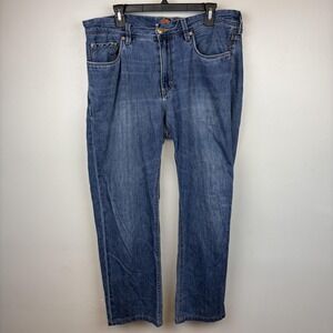 Tommy Bahama Jeans Mens 36x30 Blue Denim Standard Straight Leg Pants Casual